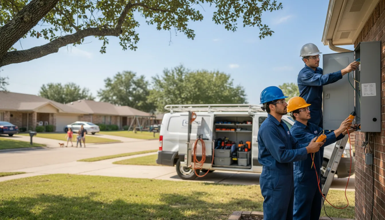 Certified electrician providing emergency electrical services in Essig, MN